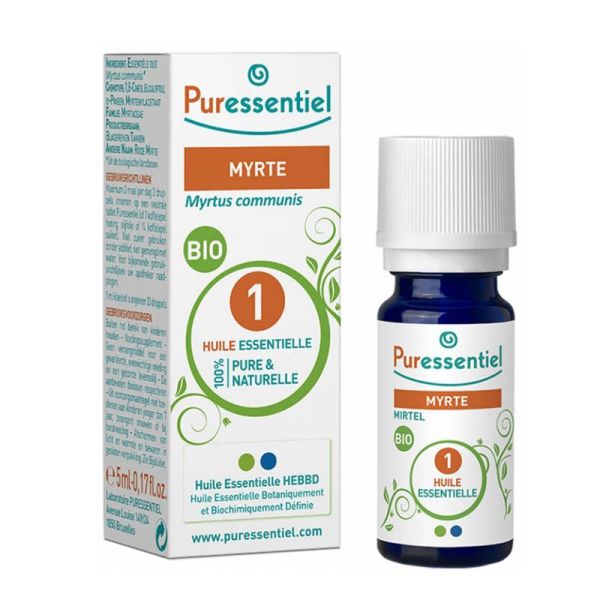 PURESSENTIEL BIO Myrte 5ml - Huile Essentielle Myrtus communis