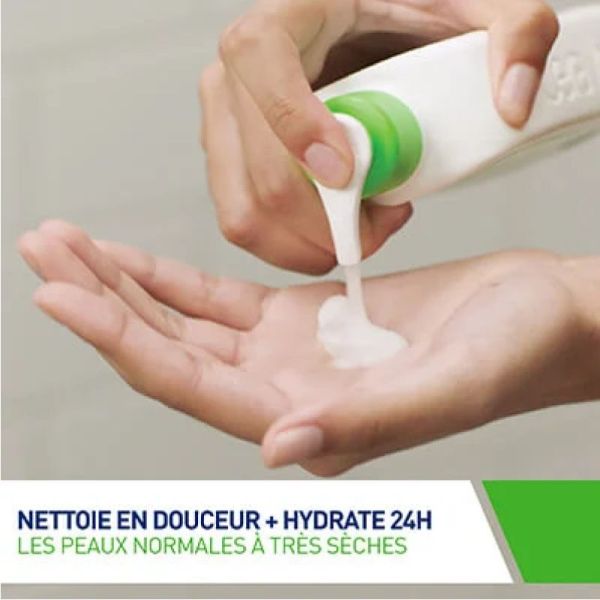 CERAVE Crème Lavante Hydratante 236ml - Corps et Visage - Peaux Normales à Sèches