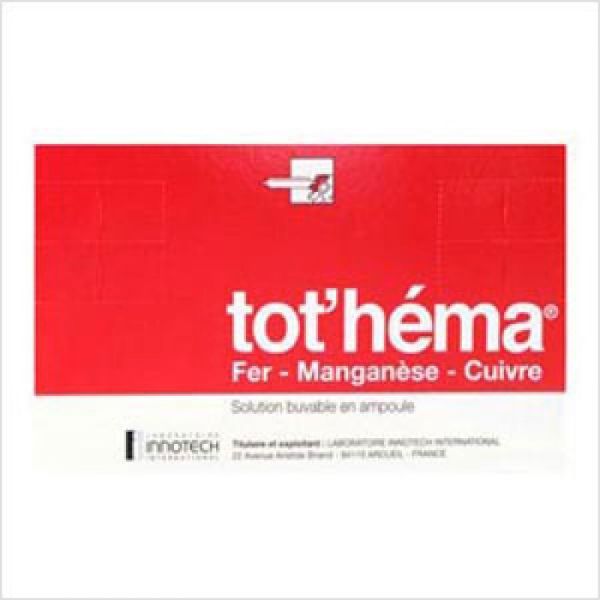 Tot'Hema Solution buvable, boîte 20 ampoules 10 ml