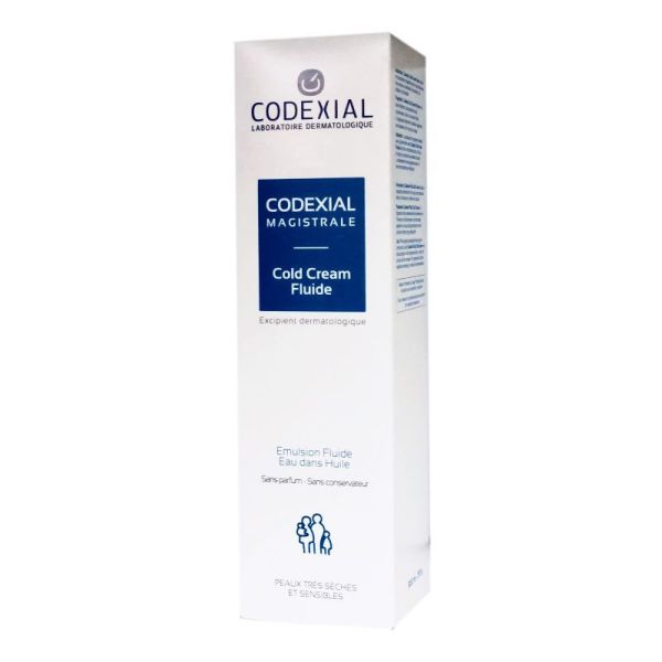 COLD CREAM Fluide 400ml Rempli à 300ml - Pour Préparation Magistrale - Peaux Extrêmement Sèches