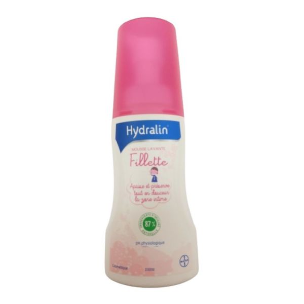 HYDRALIN FILLETTE Mousse Lavante pour l' Hygiène Intime des Plus Petites Filles / Fillettes - Apaise