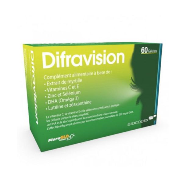 DIFRAVISION 60 Gélules - Prévention du Vieillissement Oculaire