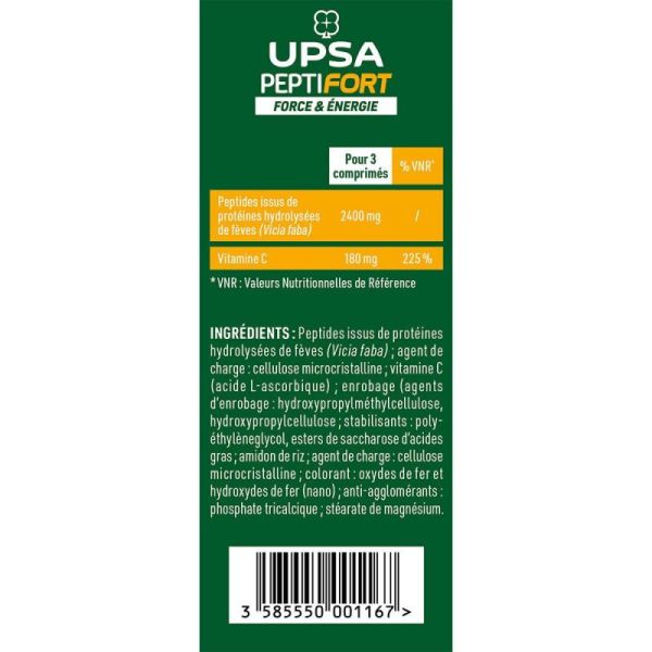 UPSA Peptifort force et énergie bte 60 comprimés