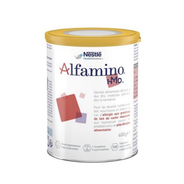 ALFAMINO HMO 400g Allergie aux Protéines de Lait de Vache - Enfants de 0 à 10 Ans