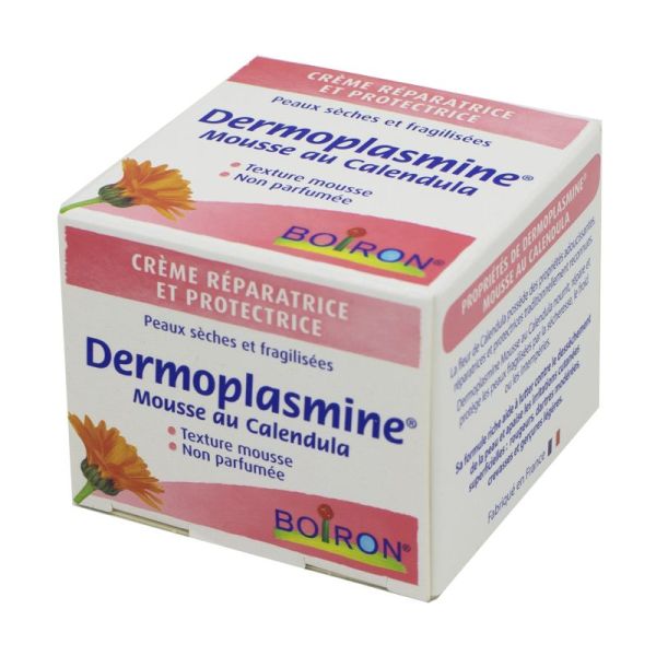 DERMOPLASMINE Mousse au Calendula 20g - Crème Réparatrice et Protectrice