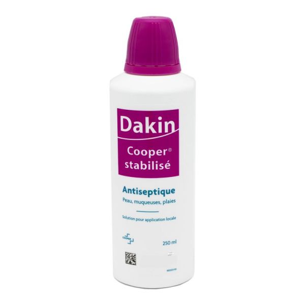 Dakin Cooper stabilisé Solution antiseptique - Flacon 250ml