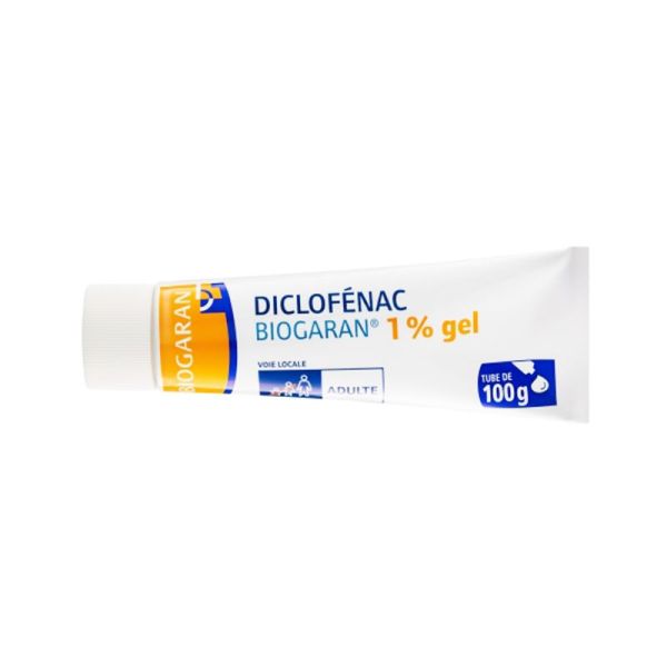 Diclofenac Biogaran1%, gel - Tube de 100 g