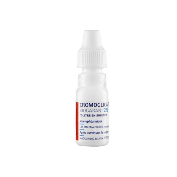 Cromoglicate de Sodium 2% Biogaran, collyre - Flacon 5ml