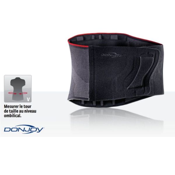 DONJOY CONFORSTRAP Hauteur 26 cm - Ceinture Lombaire en Cas de Lombalgie Chronique - 1 Unité