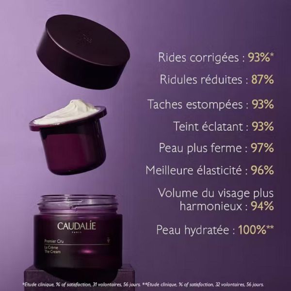 CAUDALIE PREMIER CRU La Crème Recharge 50ml - Anti-âge Global Toutes Peaux