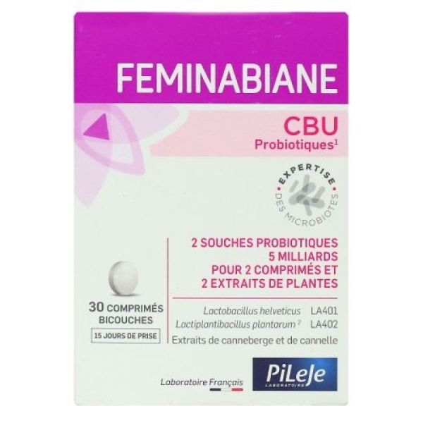 PILEJE - Feminabiane CBU - 30 comprimés