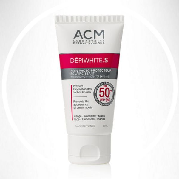 DEPIWHITE S SPF50 Soin Photoprotecteur Eclaircissant 50ml - Hyperpigmentation, Taches Brunes