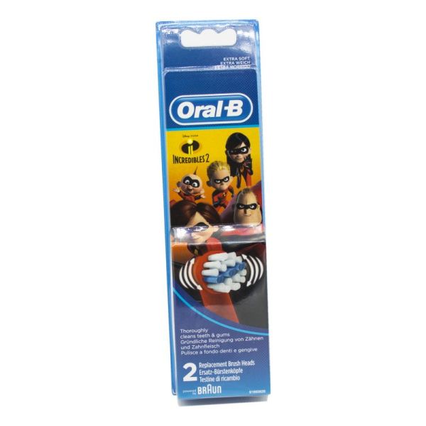 ORAL B Stages Power - Brossette de Remplacement Les Indestructibles 2 (Incredibles 2) - Bte/2