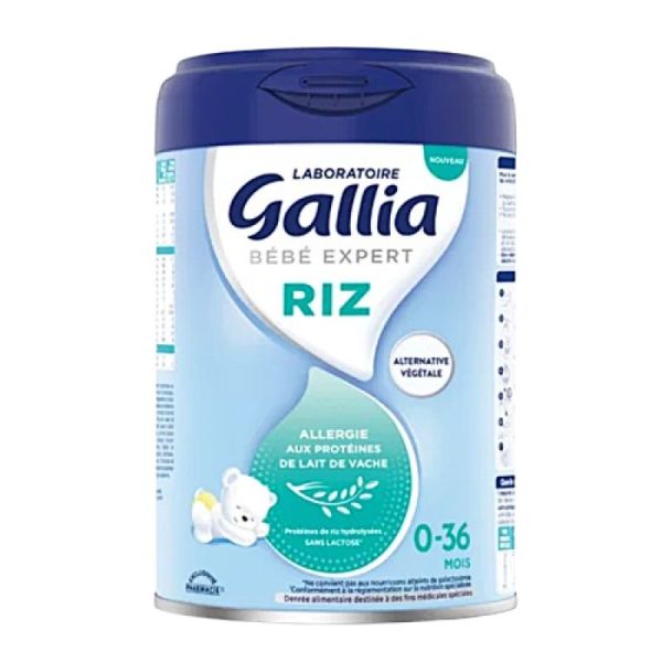 GALLIA BEBE EXPERT RIZ 0-36 MOIS 800G