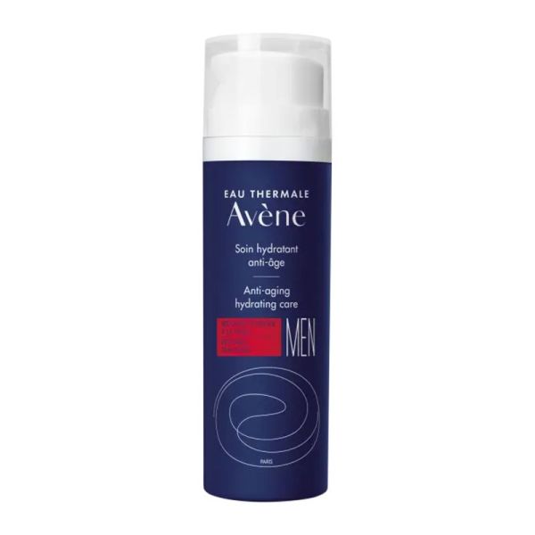 AVENE MEN Soin Hydratant Anti Age 50ml - Peaux Sensibles - Redonne Tonicité à la Peau