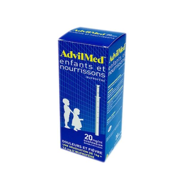 Advilmed Enfants et Nourrissons 20 mg/1 ml, suspension buvable en flacon