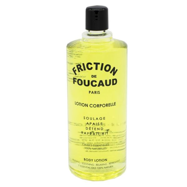 Friction de FOUCAUD 250ml - Lotion Corporelle Energisante aux 7 Huiles Essentielles 100% Naturelles