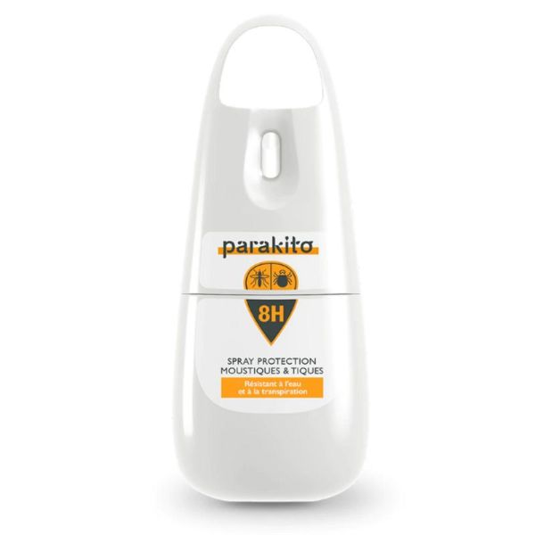 PARAKITO Protection Moustiques et Tiques 8H Spray 75ml - Zones Tropicales et Infestées