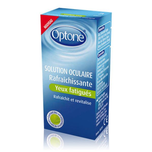 OPTONE Yeux Irrités Solution Oculaire Apaisante et Revitalisante pour Yeux Fatigués - Fl/10ml