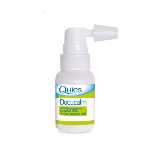 DOCUCALM Spray 20ml - Solution Auriculaire Anti-Démangeaisons du Conduit Auditif