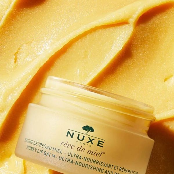 NUXE REVE DE MIEL Baume Lèvres Ultra Nourrissant et Réparateur 15g - Lèvres Sèches à Très Sèches