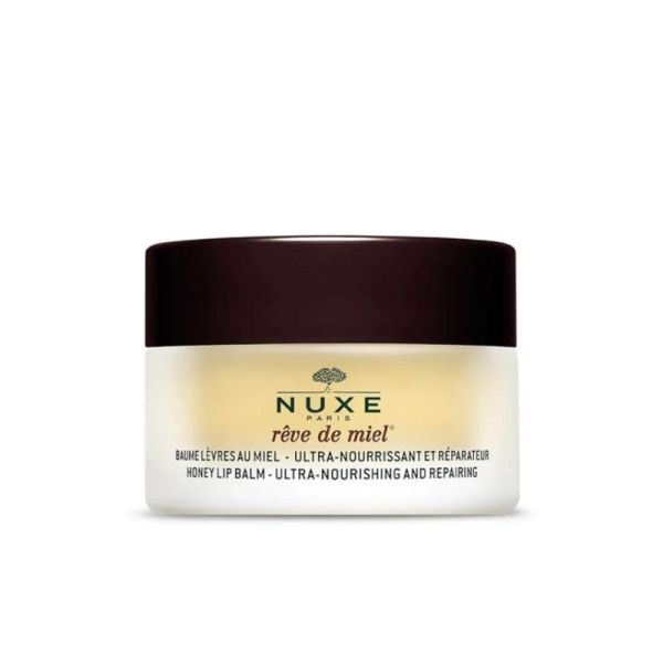 NUXE REVE DE MIEL Baume Lèvres Ultra Nourrissant et Réparateur 15g - Lèvres Sèches à Très Sèches