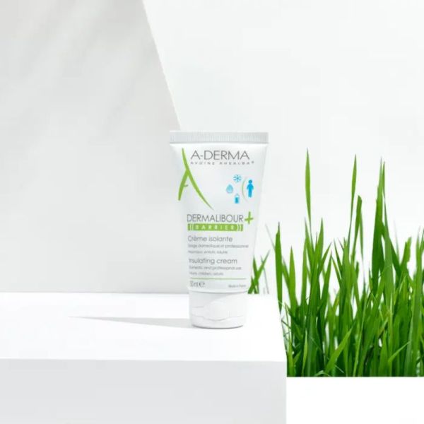 ADERMA Dermalibour+ BARRIER Crème Isolante 50ml - Peaux Agressées - Avoine Rhealba BIO, Cuivre-Zinc