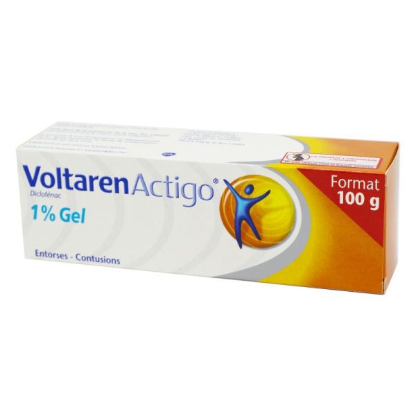 Voltarenactigo 1% , gel - Tube 100 g
