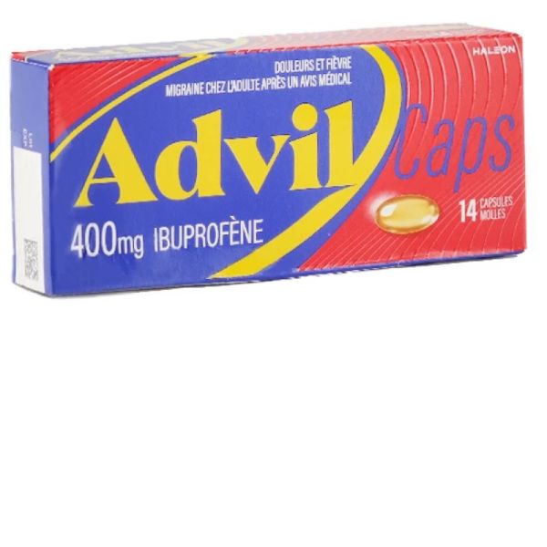 Advilcaps 400 mg, 14 capsules molles