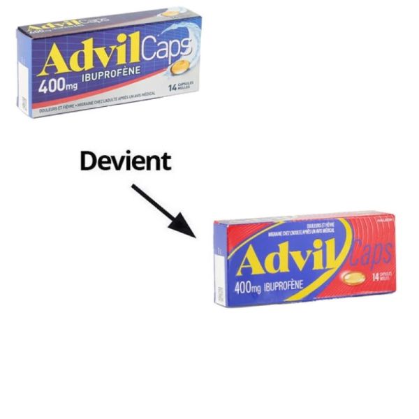 Advilcaps 400 mg, 14 capsules molles