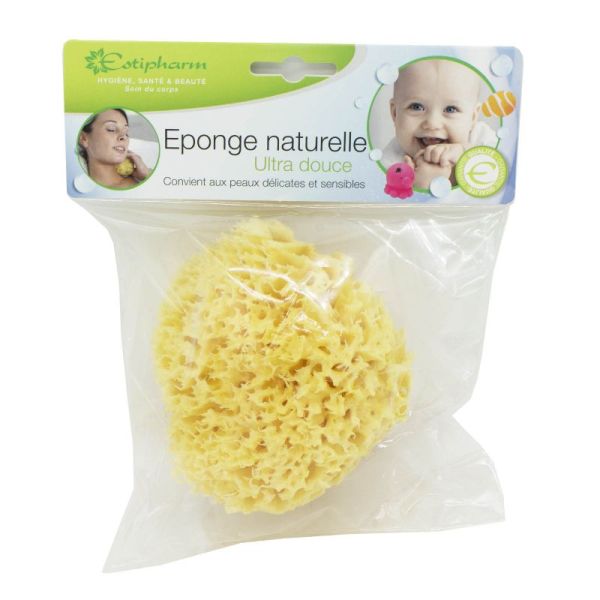 ESTIPHARM Eponge Naturelle Ultra Douce - Grand Modèle - 1 Unité