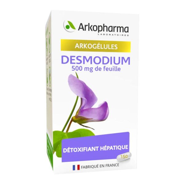 ARKOGELULES Desmodium 500mg de Feuille - Bte/150 - Détoxifiant Hépatique