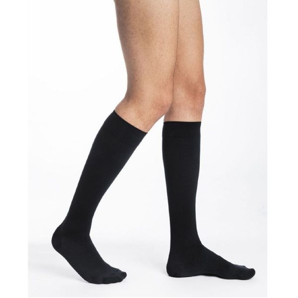 SIGVARIS ESSENTIEL MICROFIBRE Chaussettes NOIR - Contention Homme Classe 2