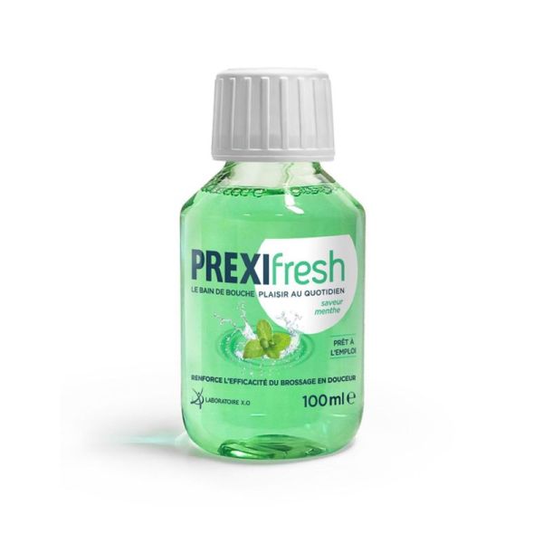 PREXIFRESH Bain de Bouche 100ml Saveur Menthe - Dès 6 Ans