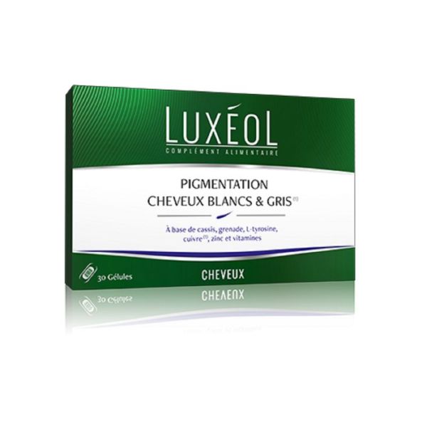 LUXEOL Pigmentation Cheveux Blancs et Gris 30 Gélules