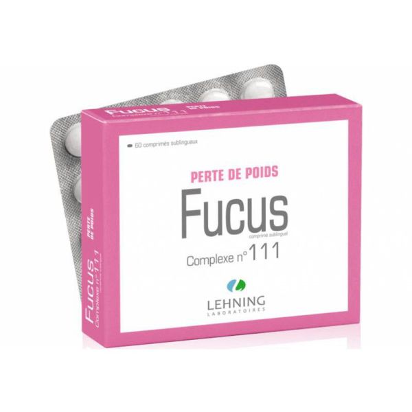 Lehning Fucus Complexe N°111 Perte de Poids- 60 comprimés sublinguaux