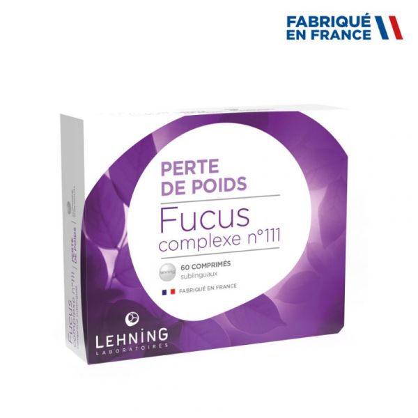 Lehning Fucus Complexe N°111 Perte de Poids- 60 comprimés sublinguaux