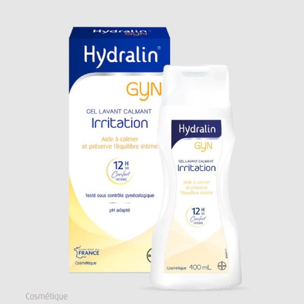 HYDRALIN GYN IRRITATION 400ml - Gel Lavant Calmant pour Soulager et Préserver l' Equilibre Intime