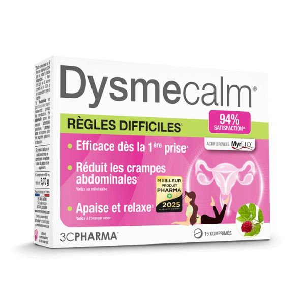 3C PHARMA - Dysmecalm, règles difficiles - 15 comprimés