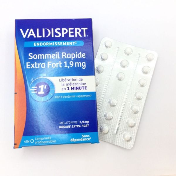 VÉMÉDIA - VALDISPERT Endormissement, Sommeil Rapide Extra Fort 1,9mg - Bte/40 , 3614810005383