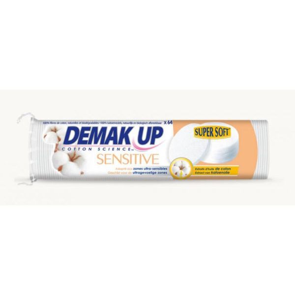 Demak'Up Expert Disques Cotons à Démaquiller 100% Fibres de Coton