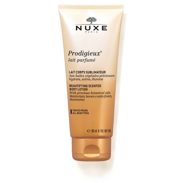 NUXE PRODIGIEUX Lait Parfumé 200ml - Sublimateur aux Huiles Végétales - Toutes Peaux