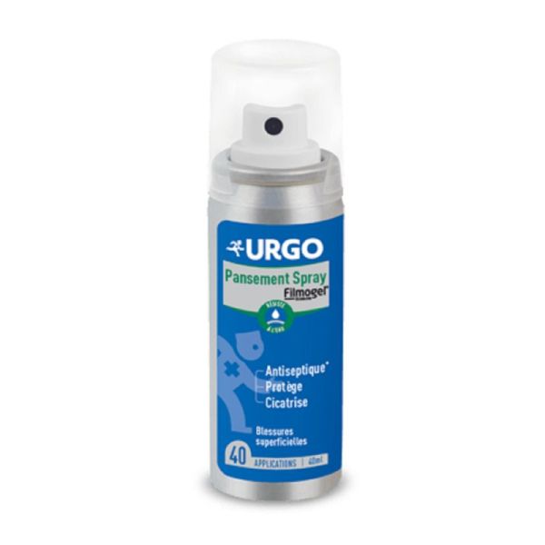 URGO Pansement Spray Filmogel 40ml Dès 3 Ans - Blessures Superficielles, Antiseptique