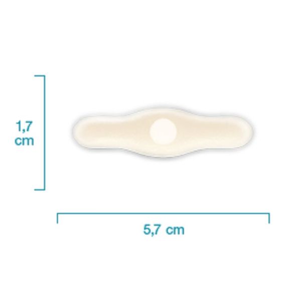 COMPEED 6 Pansements Cors Hydratants Moyen format 1.7 x 5.7 cm - Technologie Hydocolloïde