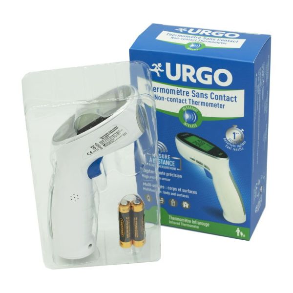 URGO Thermomètre Sans Contact - 1 Unité - Corps et Surfaces