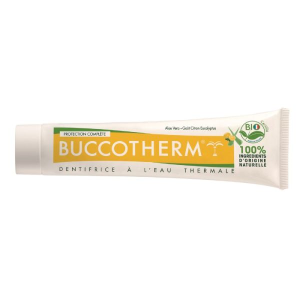 BUCCOTHERM BIO Protection Complète Dentifrice 75ml - Goût Citron Eucalyptus