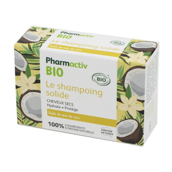 PHARMACTIV BIO Le Shampoing Solide Cheveux Secs 60g