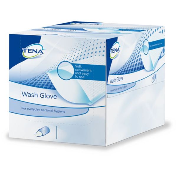 TENA WASH GLOVE - Gants de Toilette Jetables - Non Plastifiés à Usage  Unique - Bte/200 - SCA HYGIENE