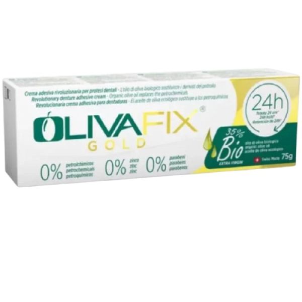 OLIVAFIX - GOLD - CREME ADHESIVE DENTAIRE - 75 G