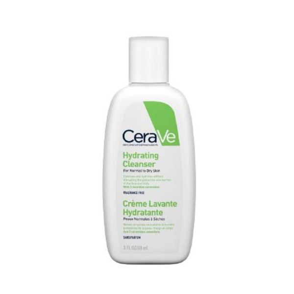 CERAVE Crème Lavante Hydratante 88ml - Corps et Visage - Peaux Normales à Sèches